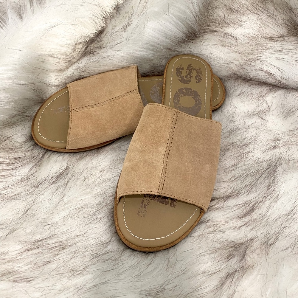 Sorel Suede Slides